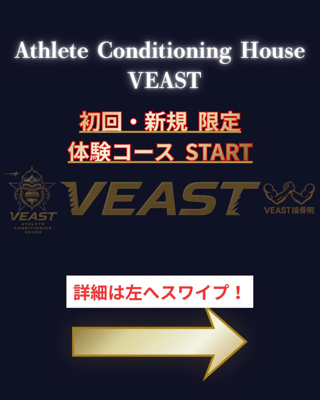 ✨【VEAST体験コース】スタートします！✨